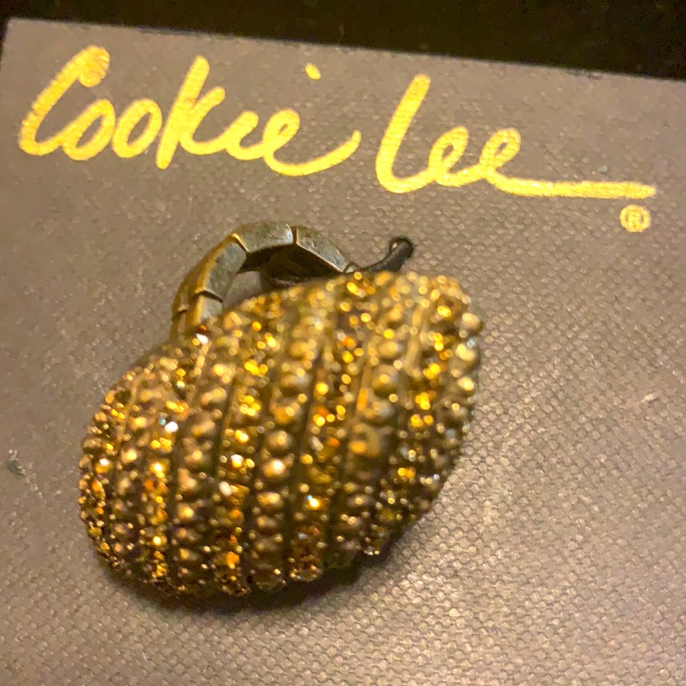 Cookie Lee Crystal Stretch Ring
